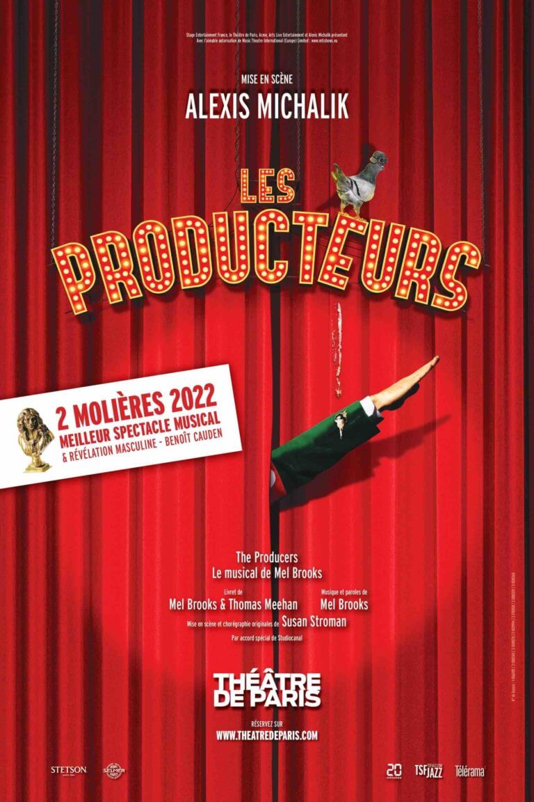 Affiche Les Producteurs Théâtre de Paris